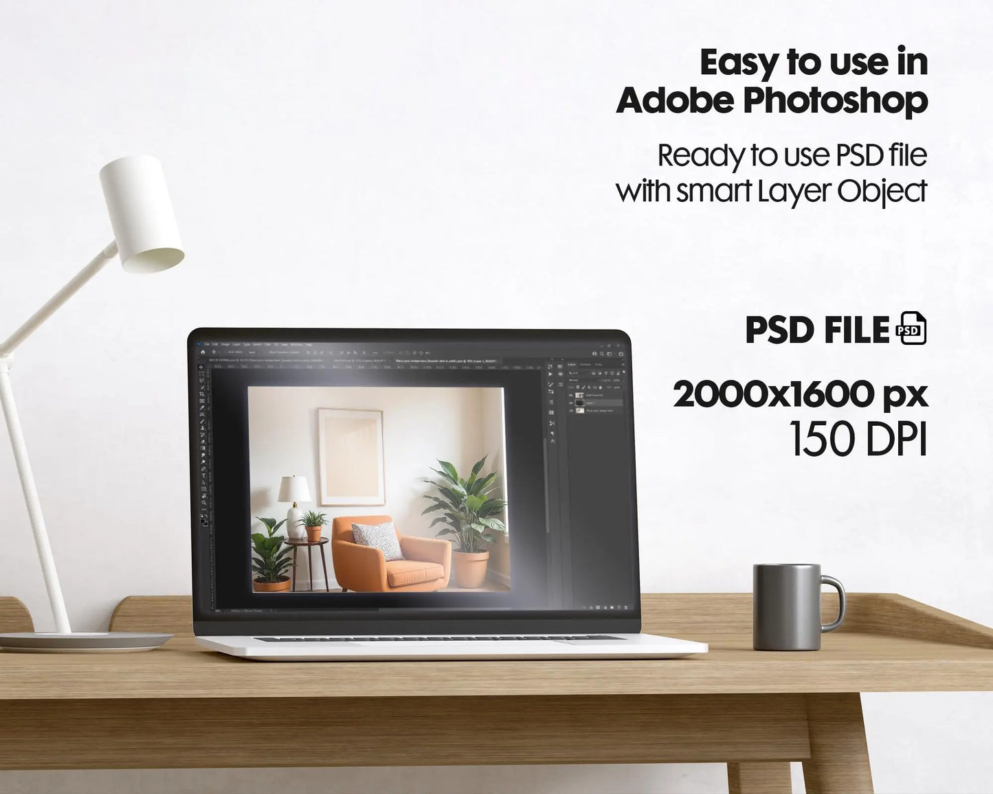 15 Frames Mockup PSD Bundle Set, Boho Style Frame Mockup Bundle, Minimal Frame Mockups, Mid Century Modern Templates, PSD Files Collection
