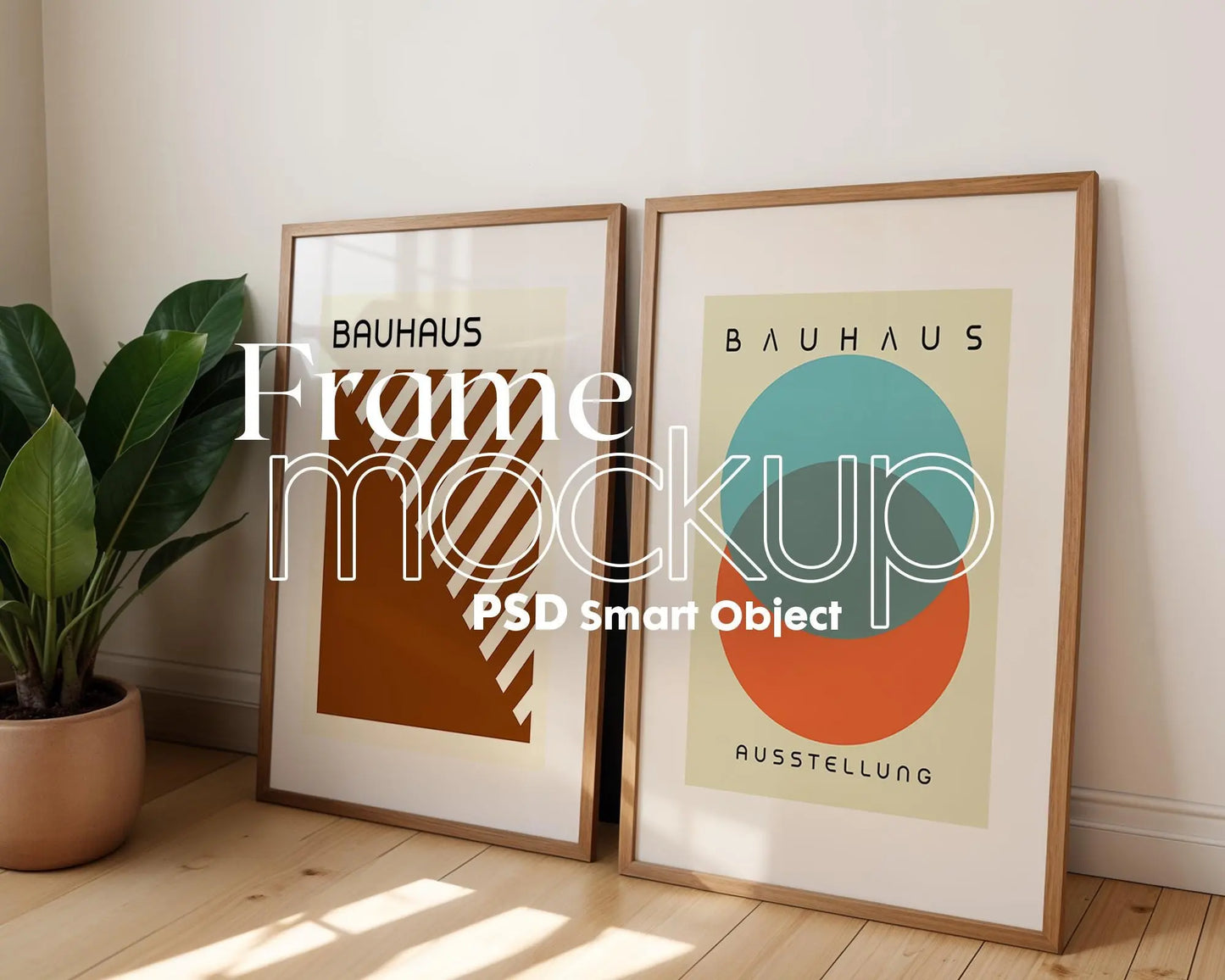 2 Frames Mockup PSD, Mockup Frames, Double Frames Mockup, Set of 2 Mock Up, Wall Art Display, Poster Mockup, Interior Wall Poster Mockup PSD