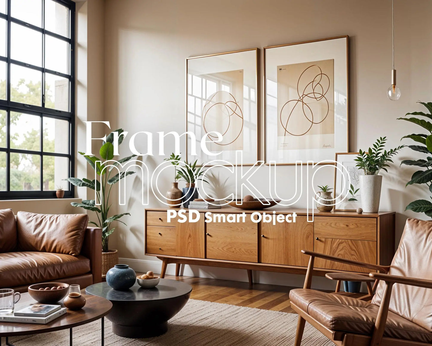 2 Frames Mockup PSD, Mockup Frames, Double Frames Mockup, Set of 2 Mock Up, Wall Art Display, Poster Mockup, Interior Wall Poster Mockup PSD