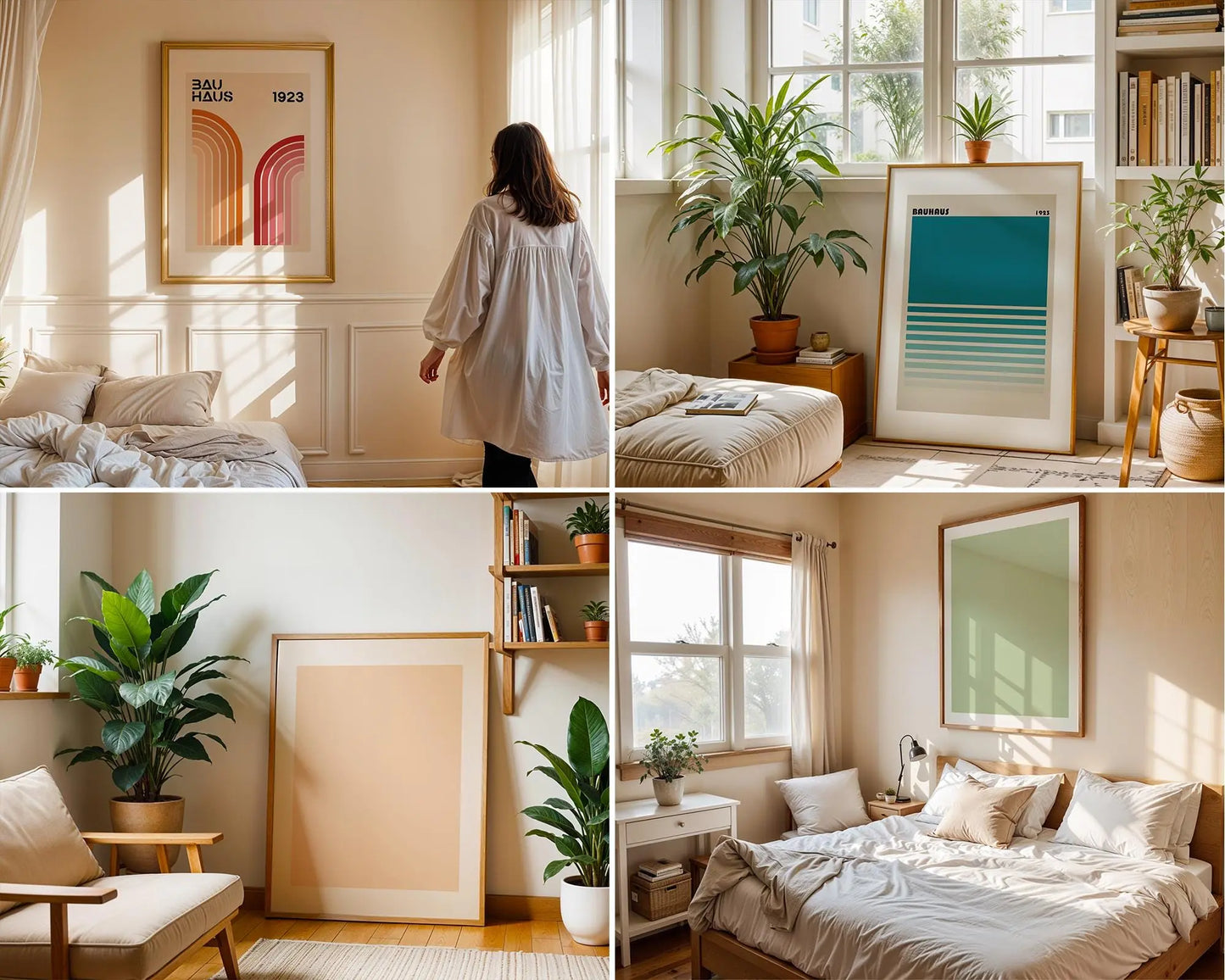 15 Frames Mockup PSD Bundle Set, Boho Style Frame Mockup Bundle, Minimal Frame Mockups, Mid Century Modern Templates, PSD Files Collection