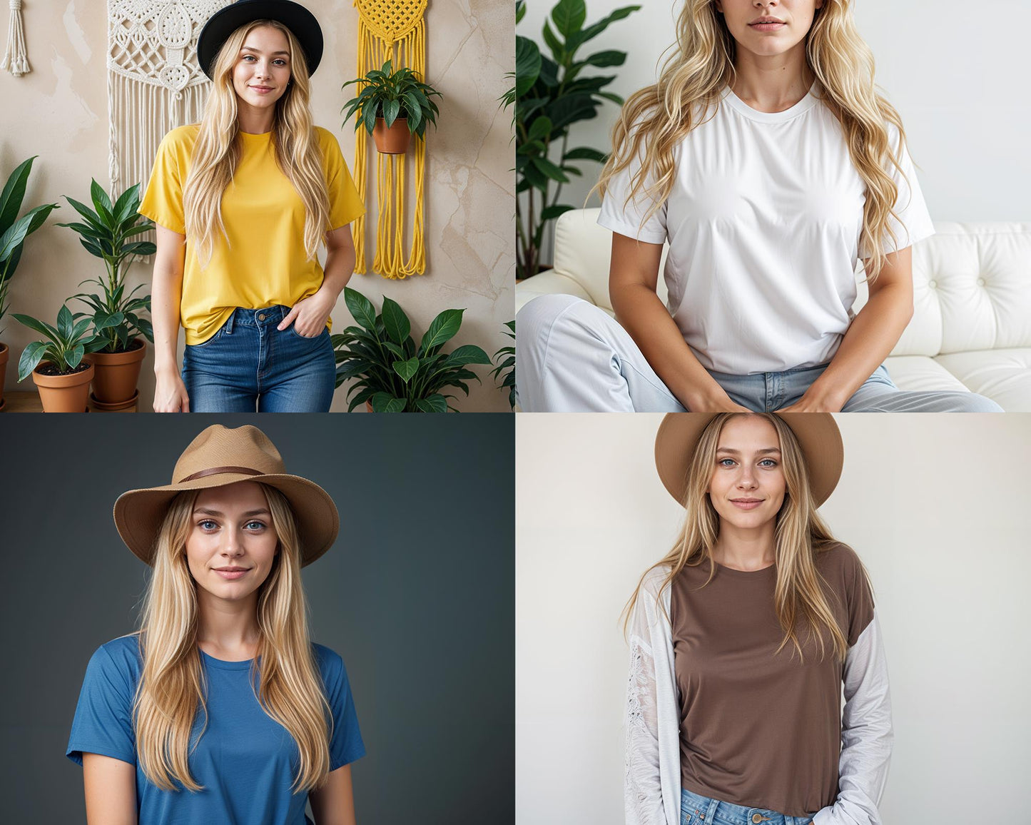 25 Bella Canvas 3001 Shirt JPG File, Boho Canva Tshirt Mockup, Spring Blank Tee Mockup Sublimation JPG Digital Download