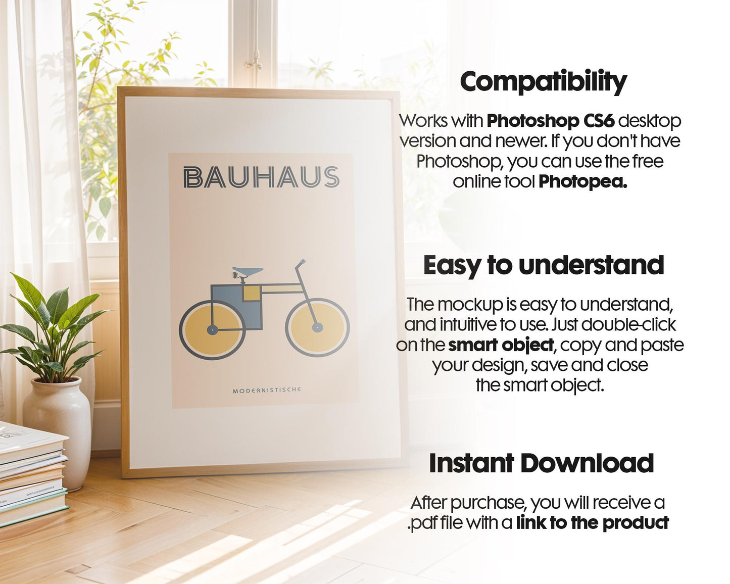 Frame Mockup Collection | DIN A Artwork Mockup Frames | Wall Art, Digital Prints, and Poster Shop Mockup