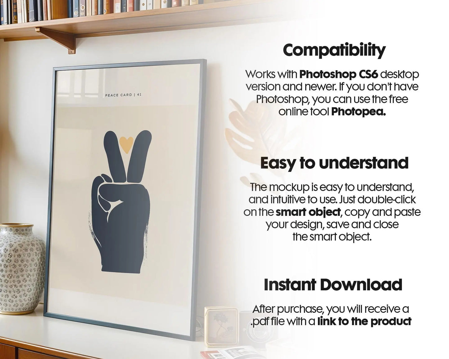 Interior Frame Mockup Collection | DIN A Artwork Mockup Frames | Interior Wall Art | Interior Poster Shop Mockup
