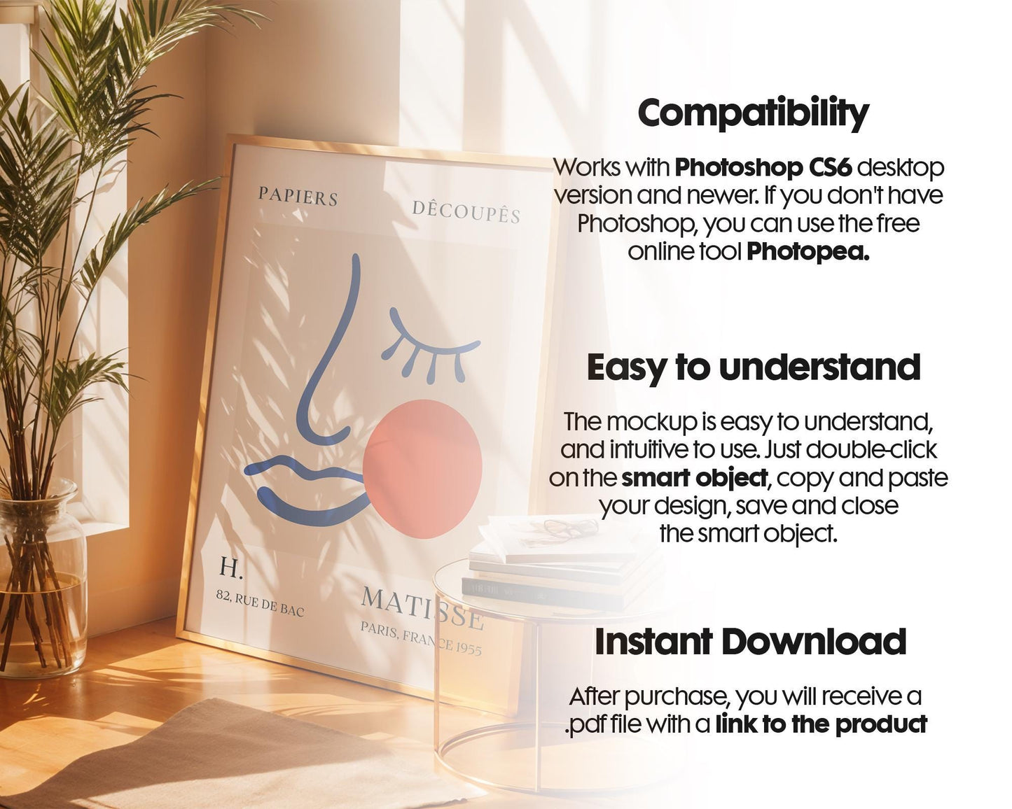 Interior Frame Mockup Collection | DIN A Artwork Mockup Frames | Interior Wall Art | Interior Poster Shop Mockup