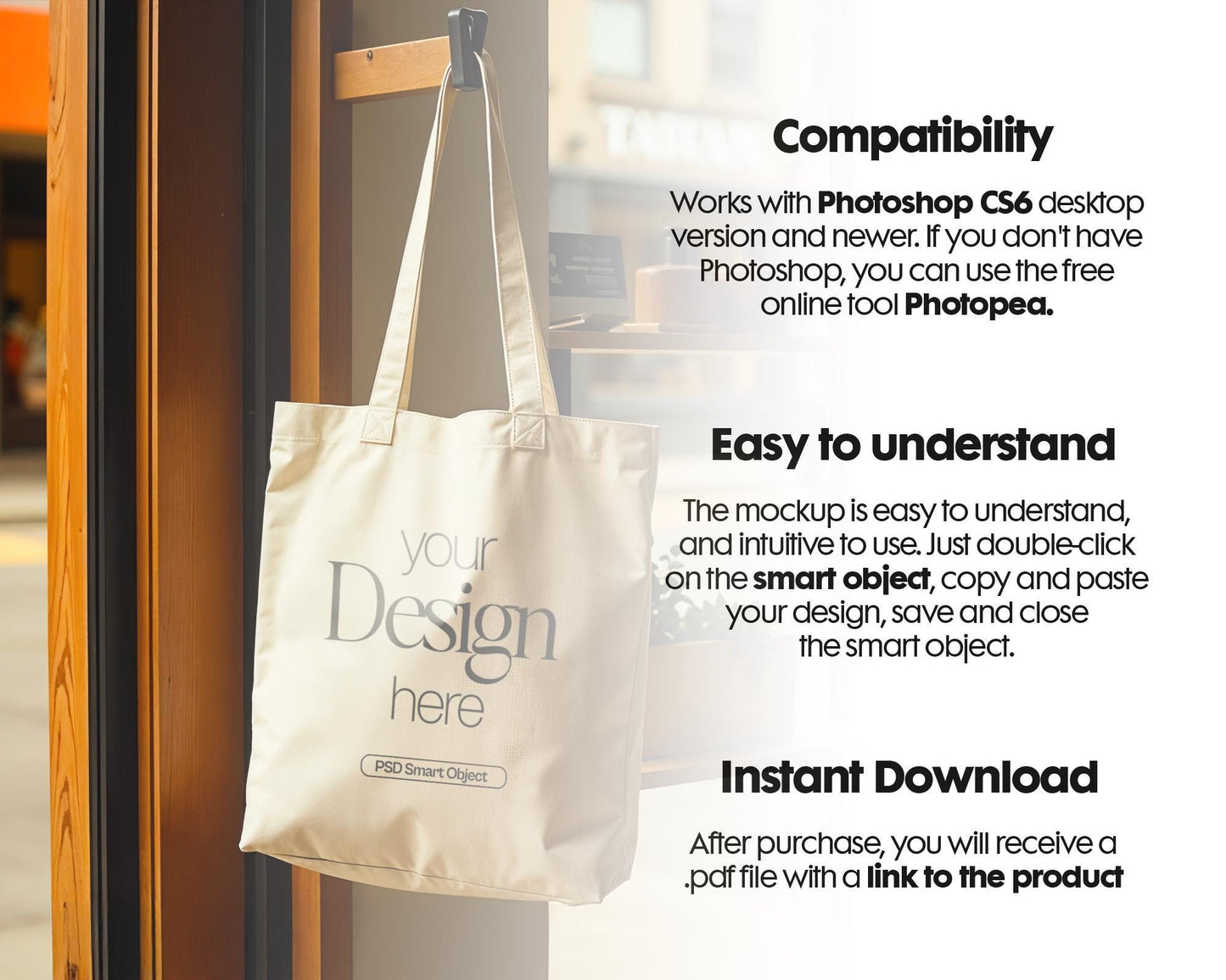 Tote Bag Mockup PSD, Liberty Bags OAD113 Mockup, Printify Cotton Canvas Tote Bag Mockup Mega Bundle, Printful Shopping Bag Mock Up