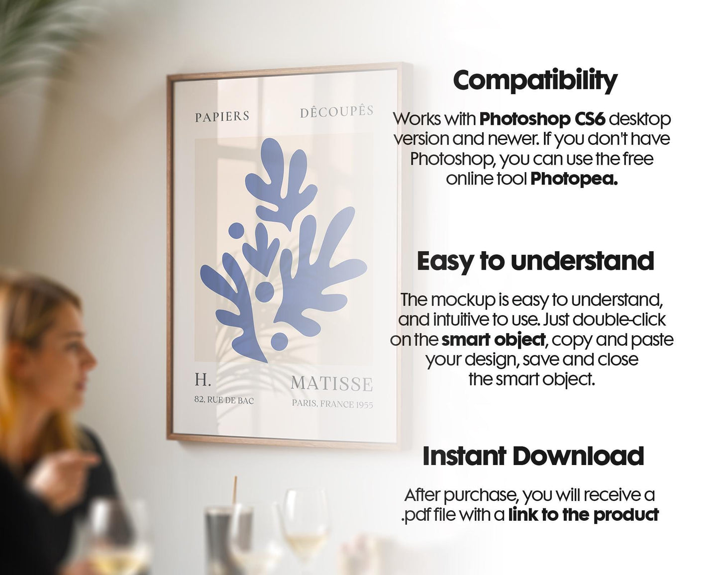Kitchen Frame Mockup Collection | DIN A Artwork Mockup Frames | Kitchen Wall Art, Digital Prints, and Poster Shop