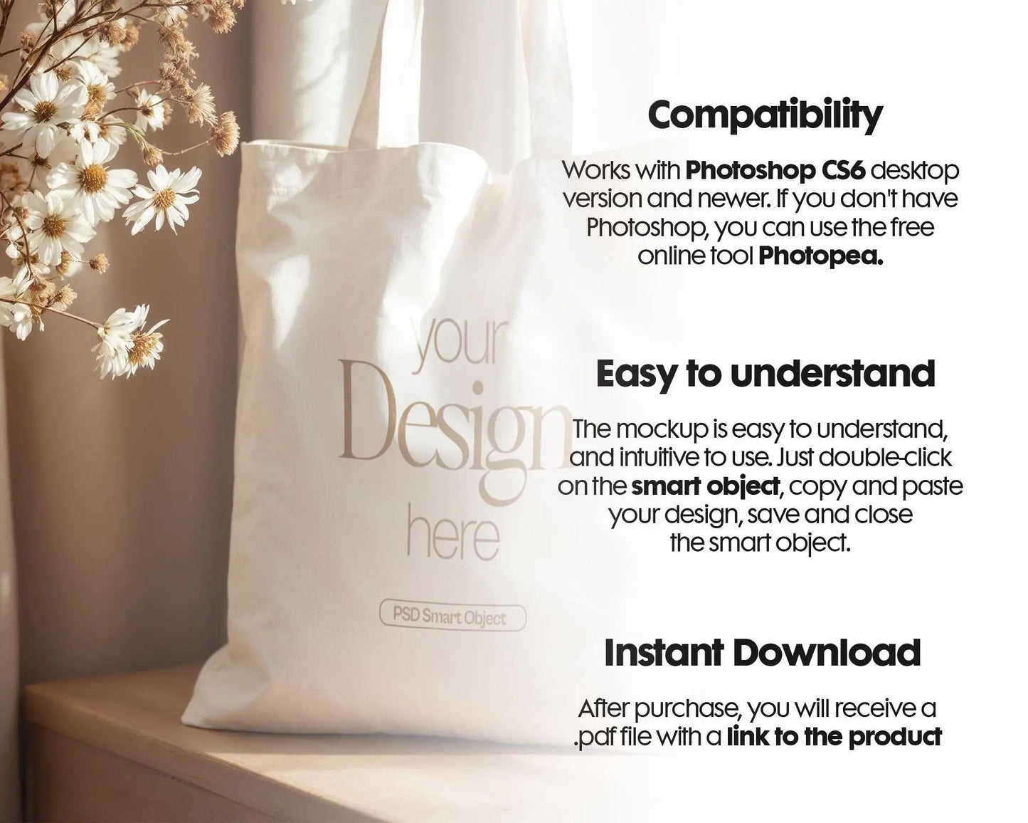 Tote Bag Mockup PSD, Liberty Bags OAD113 Mockup, Printify Cotton Canvas Tote Bag Mockup Mega Bundle, Printful Shopping Bag Mock Up