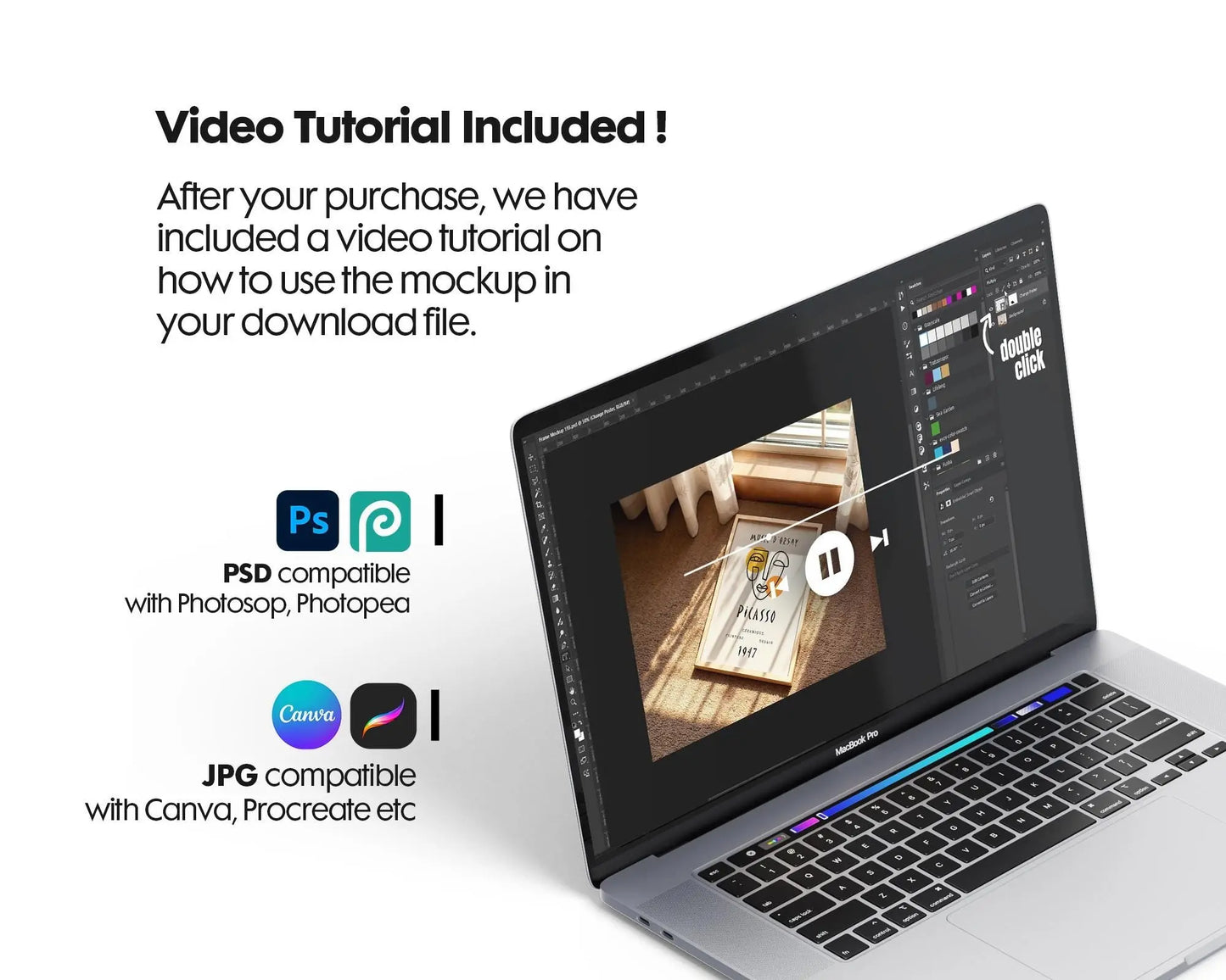 100+ Frame Mockup Bundle PSD Mega Set, Wall Art Frames Mockups for Digital and Print Design