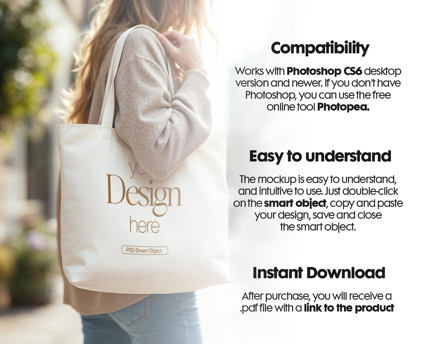 Tote Bag Mockup PSD, Liberty Bags OAD113 Mockup, Printify Cotton Canvas Tote Bag Mockup Mega Bundle, Printful Shopping Bag Mock Up