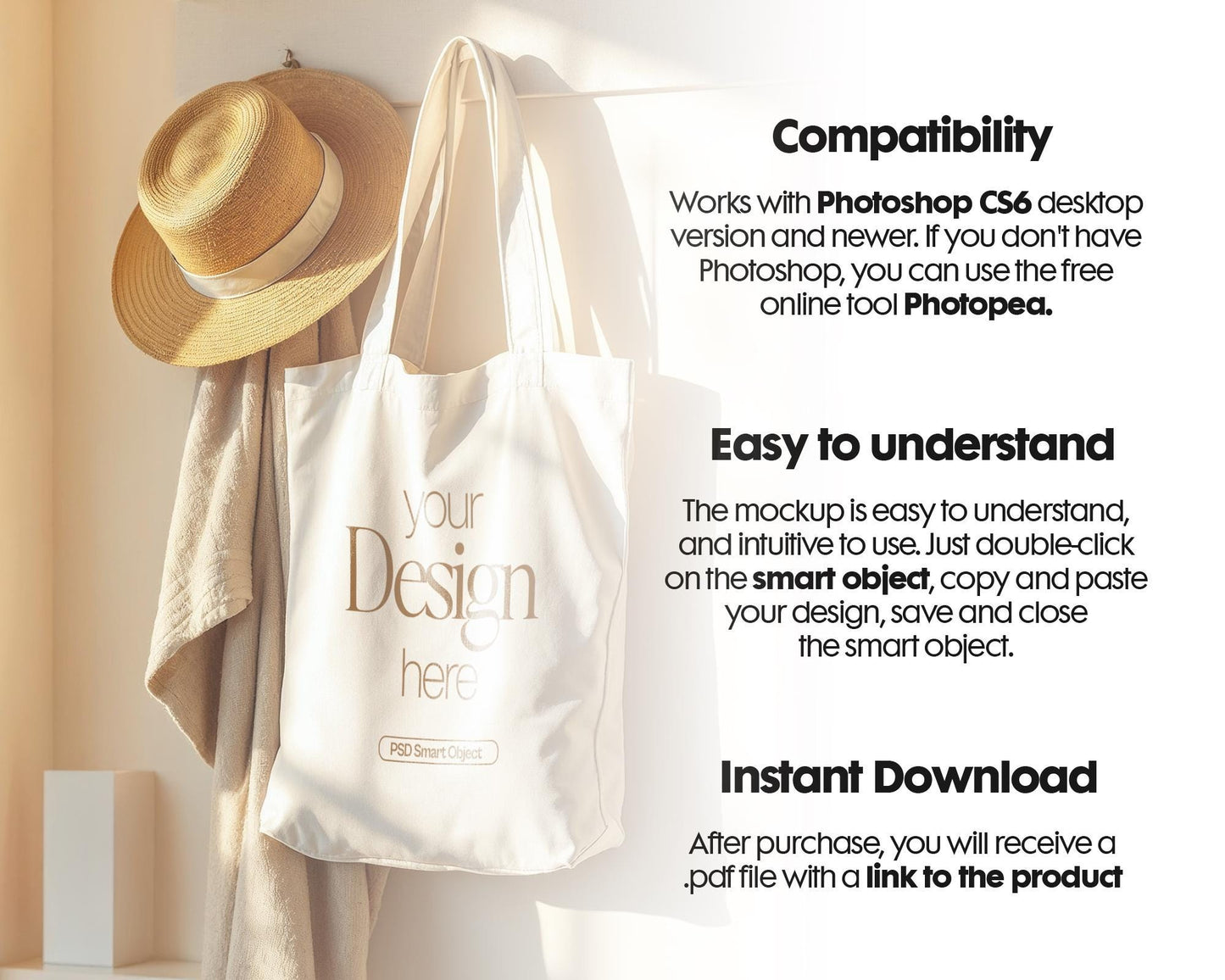 Tote Bag Mockup PSD, Liberty Bags OAD113 Mockup, Printify Cotton Canvas Tote Bag Mockup Mega Bundle, Printful Shopping Bag Mock Up