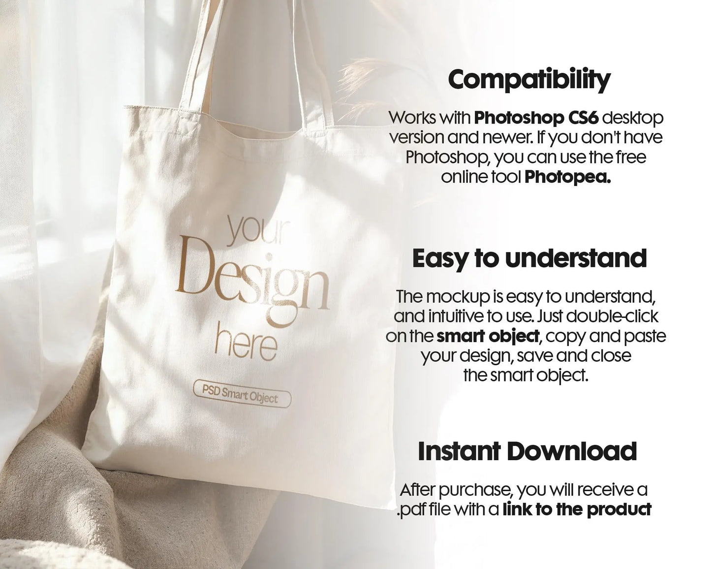 Tote Bag Mockup PSD, Liberty Bags OAD113 Mockup, Printify Cotton Canvas Tote Bag Mockup Mega Bundle, Printful Shopping Bag Mock Up