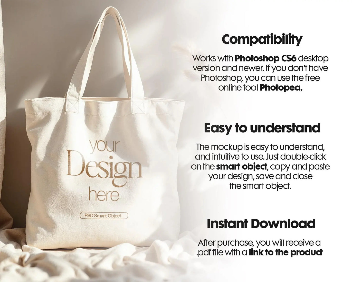 Tote Bag Mockup PSD, Liberty Bags OAD113 Mockup, Printify Cotton Canvas Tote Bag Mockup Mega Bundle, Printful Shopping Bag Mock Up