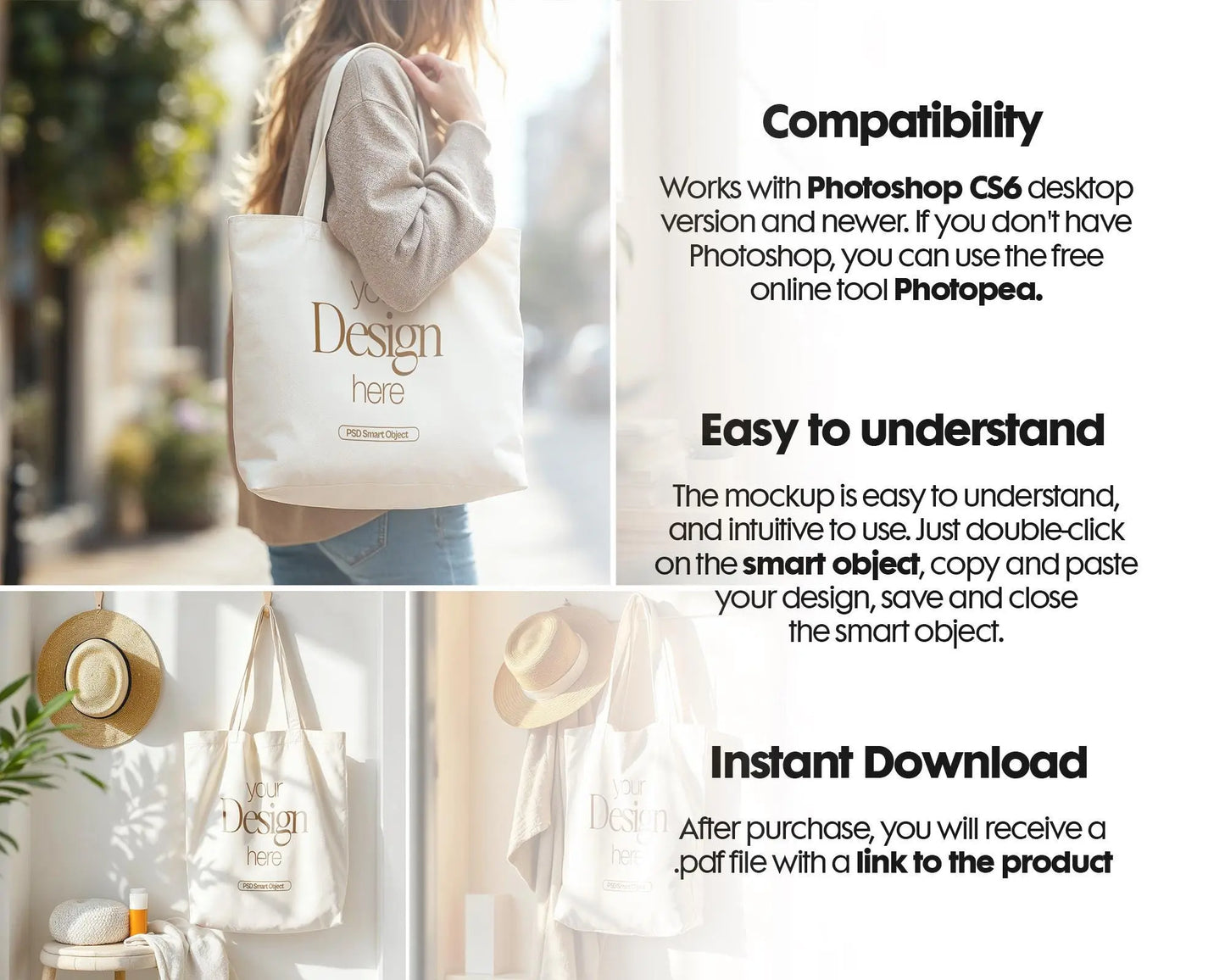 20+ Tote Bag Mockup Bundle PSD, Shopping Bag Mockup Aesthetic Mega Bundle, Printful Shopping Bag Mock Up Smart Object, Printify & Printful