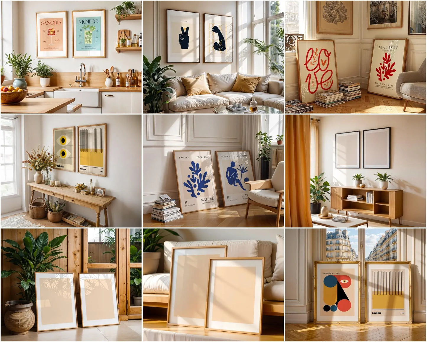 Double Frames Mockup PSD Bundle Set, Frame Mockup Bundle, 30+ PSD Wall Mockup Frame, PSD Frames Bundle, Mega Bundle Frames Mockup