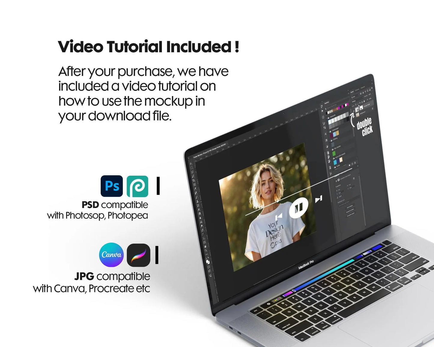 Woman White T-Shirt Mockup PSD | Gildan 64000 & Bella Canvas 3001 Print on Demand Tee Mockups for Designers, Boho Style Tshirt