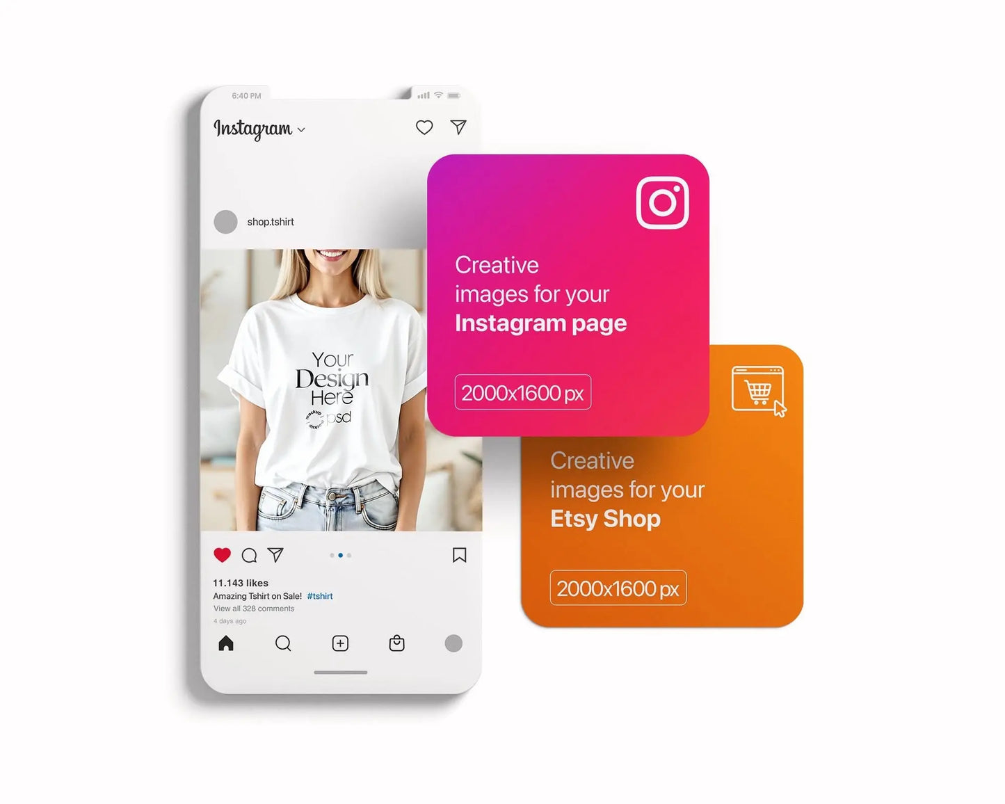 Bella Canvas 3001 White Shirt Mockup PSD | Summer T-Shirt Model Mockup | High-Quality Bella Canvas Mockup for Design Preview