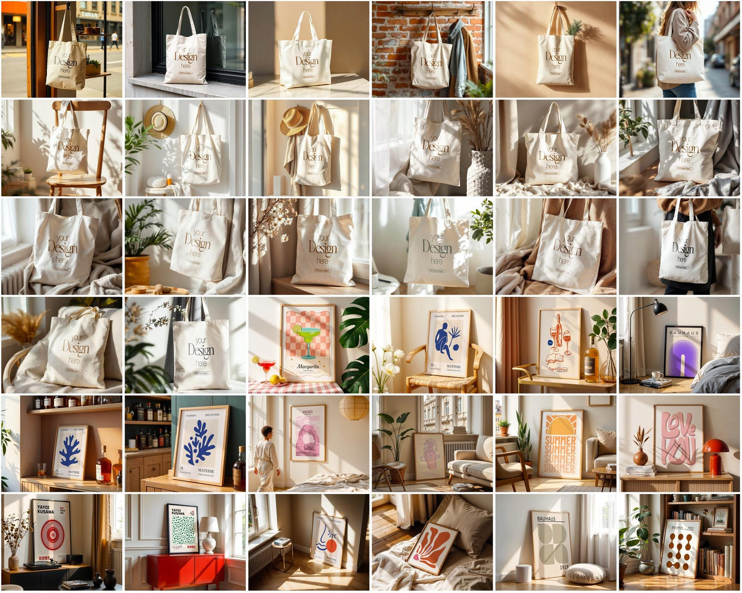 600+ Frame Mockup PSD Bundle Set - Wall & Poster Frames for Digital Art, Photo Display, Poster Mockup Templates