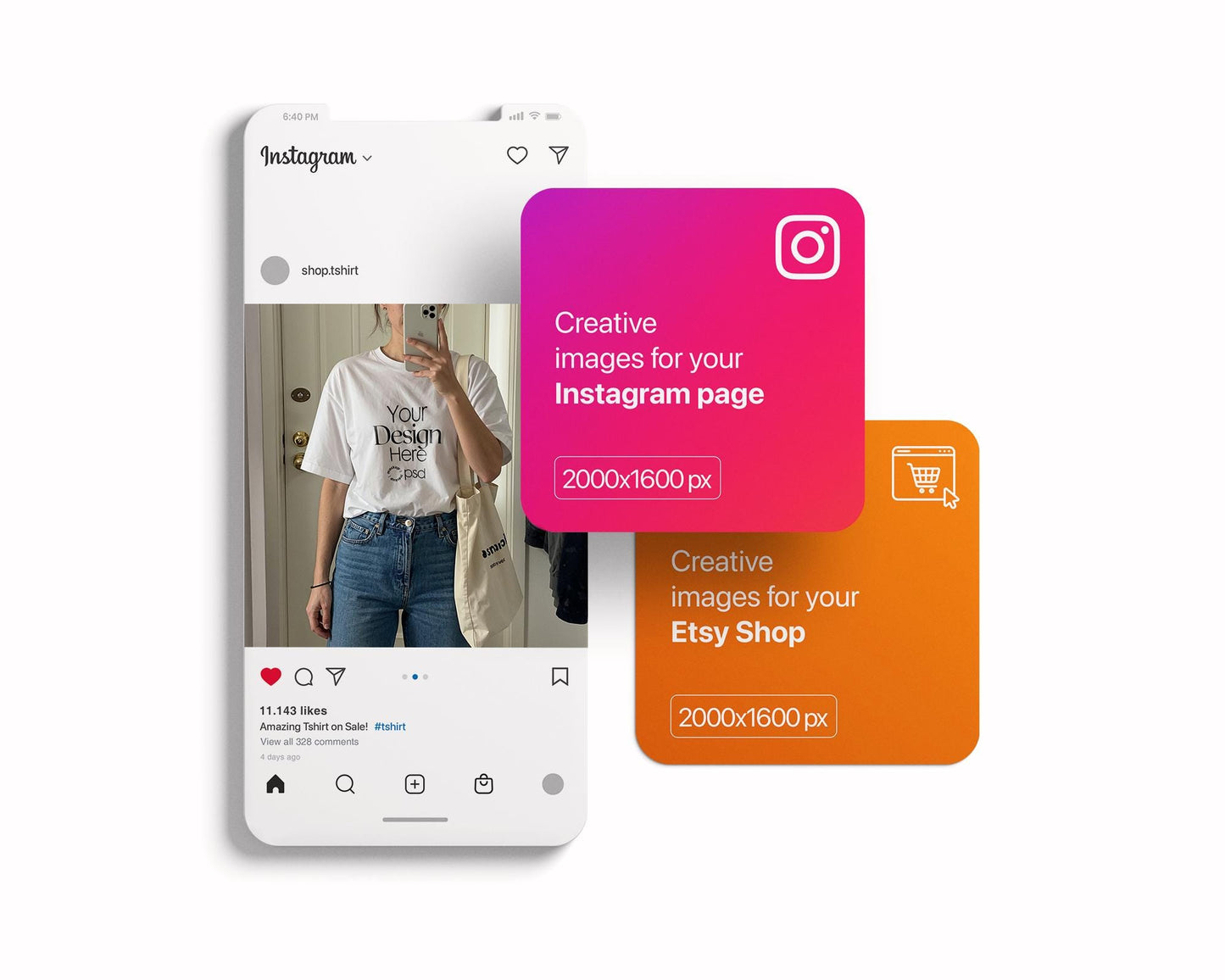 White Shirt Mockup PSD Bella Canvas 3001 T-Shirt Template for Design Preview & High-Quality Display