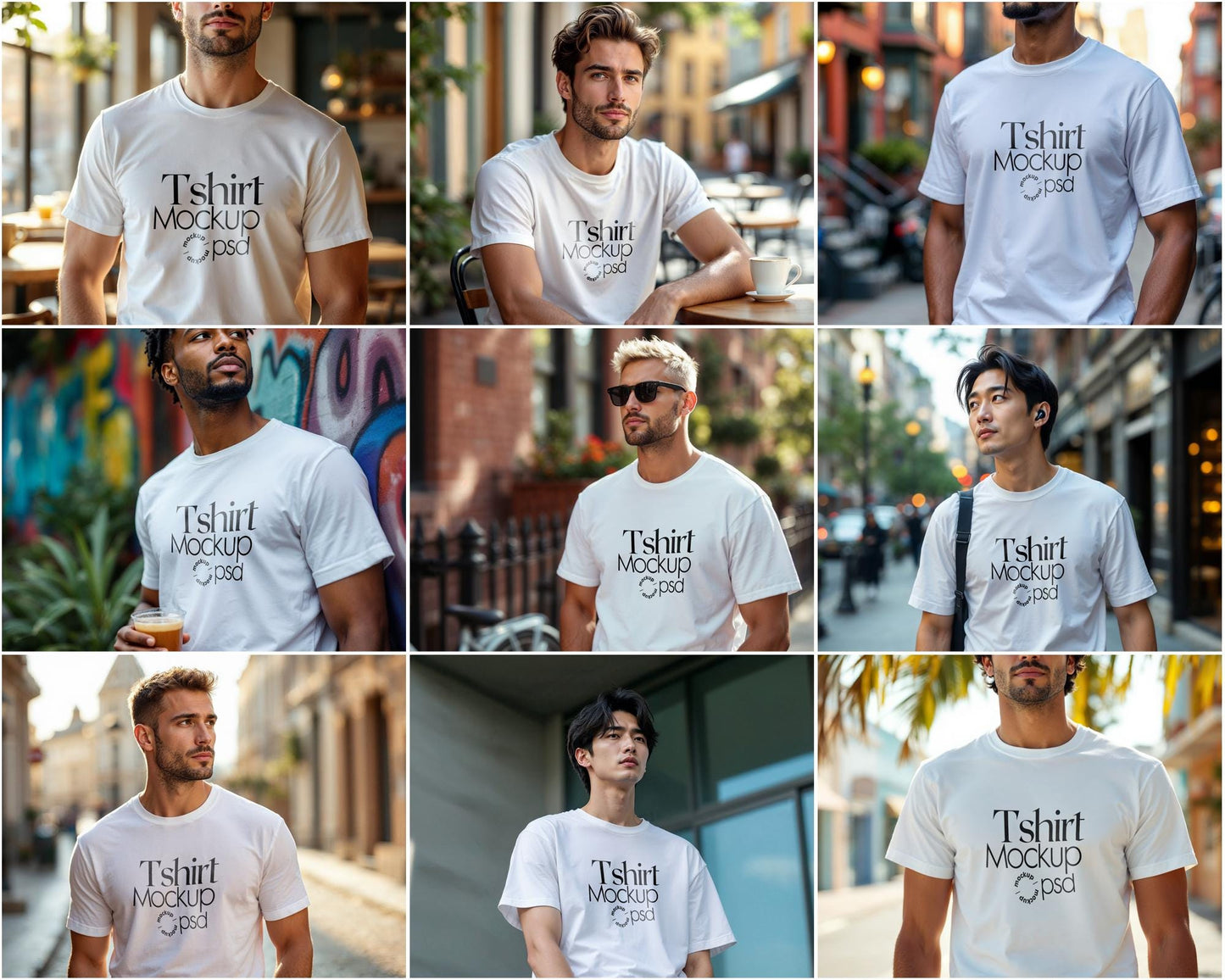 100 T-Shirt Mockup Bundle PSD | Gildan 64000 & Bella Canvas 3001 Print on Demand | Apparel Mockups Lifestyle T-Shirt Mockups Bundle