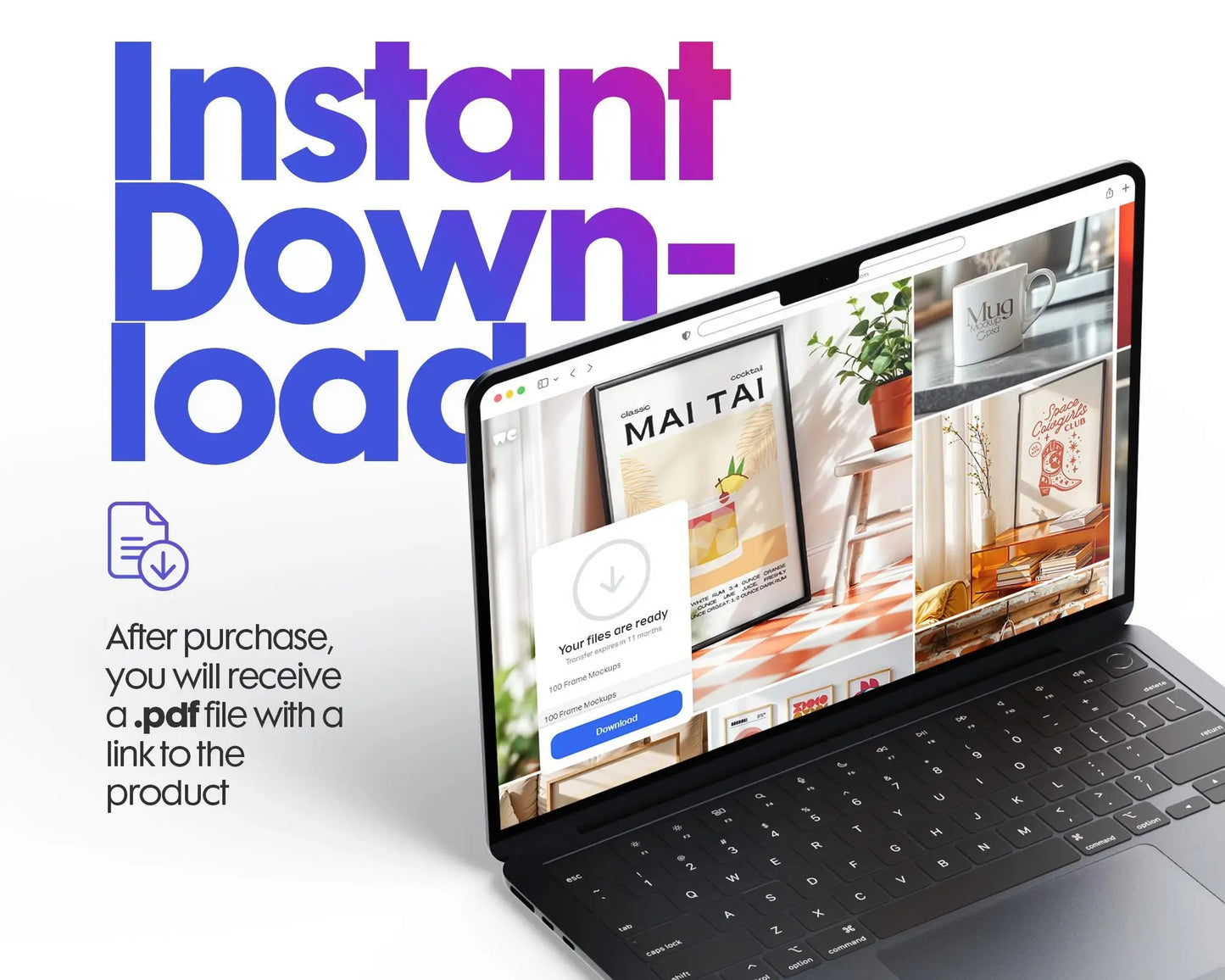 Halloween Frame Mockup PSD, Halloween Wall Art, Rustic Autumn & Pumpkins Vertical Artwork, Spooky Art Mockup,