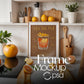 Kitchen Frame Poster Mockup PSD | Minimal Kitchen Frame Mockup Boho Interior | Poster Mockup Templete PSD