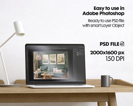 Frame Mockup in Home Interior | Frame Mockup Frames | Interior Wall Poster | Interior Poster Shop Mockup