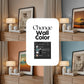 Vertical Frame Mockup in Home Interior | Frame Mockup PSD | Interior Wall Poster | Wood Frame Mockup