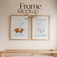 Frame Kids Room Mockup in Home Interior PSD | Nursery Frame Mockup Frames | Kids Wall Poster