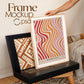 Frame Mockup With Person, PSD Photoshop Mockup, Frame Mockup Home Interior, Luxury Frame Mockup