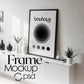 Black Frame Mockup in Home Interior | Black Frame Mockup Frames | Interior Wall Poster | Interior Poster Shop Mockup