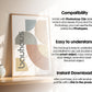 Vertical Frame Mockup in Home Interior | Boho Interior Frame Mockup PSD | Interior Poster Mockup PSD