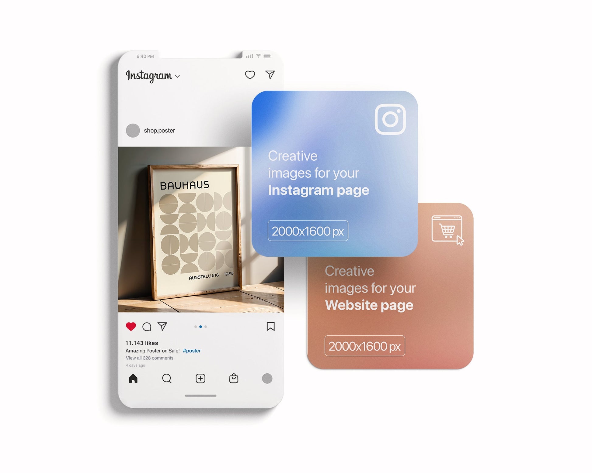 Artwork Mockup PSD | Framed Poster Mockup. DIN A Frame Mock–Up | PSD Photoshop Photopea Mockup. Frame Mockup Home Interior