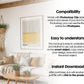 Artwork Mockup PSD | Framed Poster Mockup. DIN A Frame Mock–Up | PSD Photoshop Photopea Mockup. Frame Mockup Home Interior