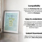 Frame Mockup in Home Interior | Frame Mockup Frames | Interior Wall Poster | Interior Poster Shop Mockup