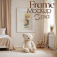 Frame Nursery Mockup in Home Interior PSD | Nursery Frame Mockup Frames | Nursery Wall Poster | Poster Shop Mockup