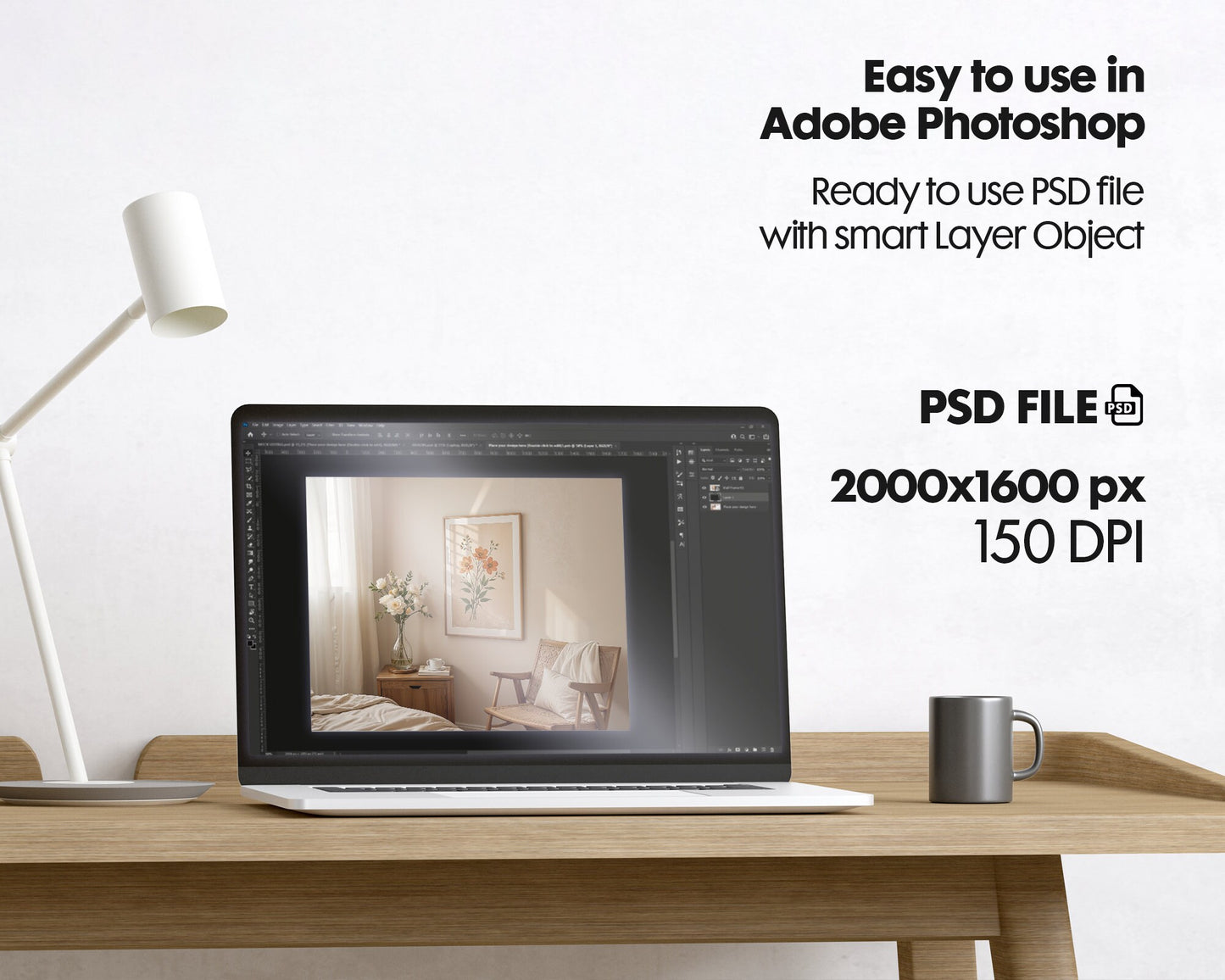 Frame Mockup in Home Interior | Frame Mockup Frames | Interior Wall Poster | Interior Poster Shop Mockup