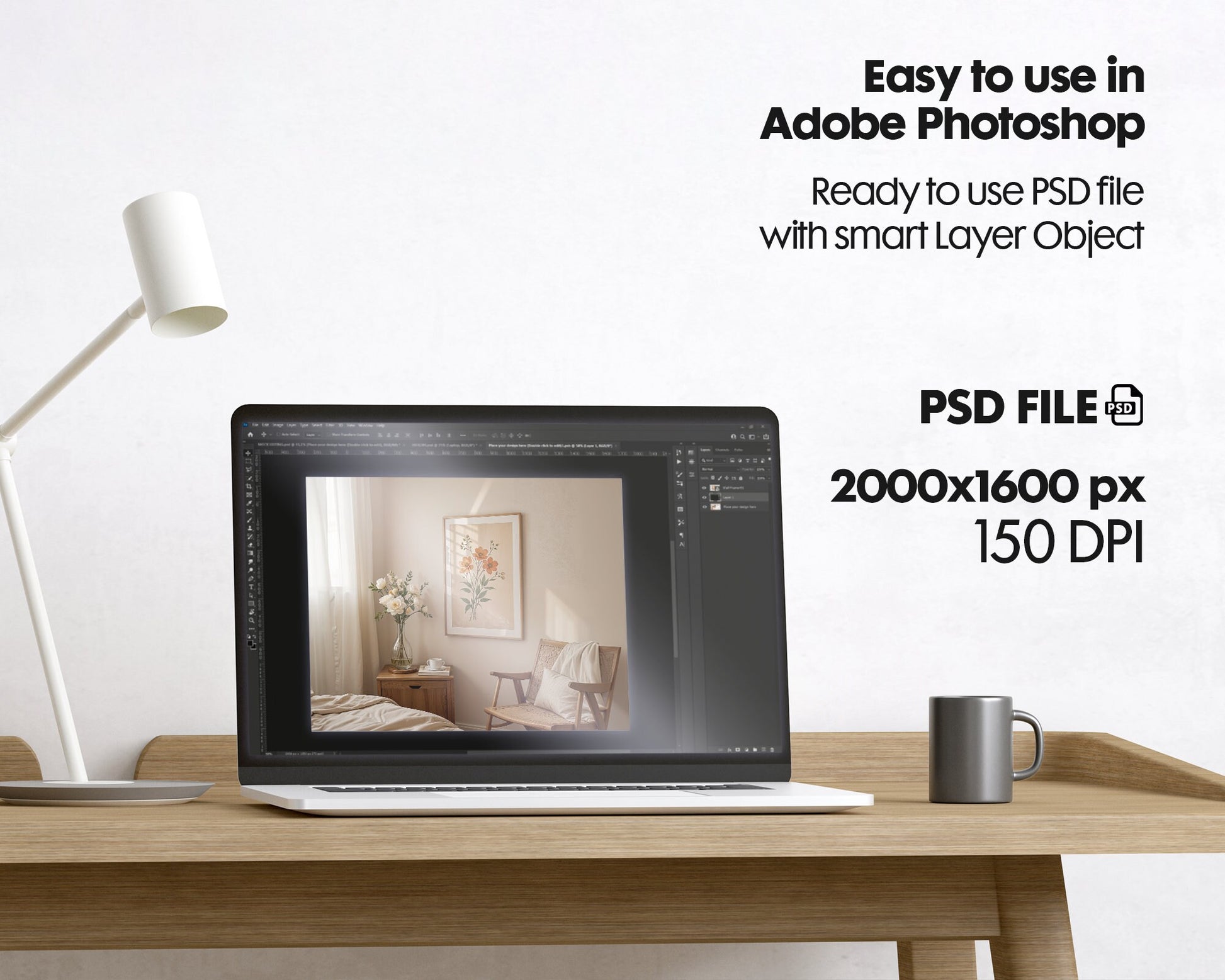 Frame Mockup in Home Interior | Frame Mockup Frames | Interior Wall Poster | Interior Poster Shop Mockup