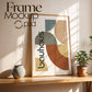 Vertical Frame Mockup in Home Interior | Boho Interior Frame Mockup PSD | Interior Poster Mockup PSD