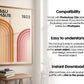 Artwork Mockup PSD | Framed Poster Mockup. DIN A Frame Mock–Up | PSD Photoshop Photopea Mockup. Frame Mockup Home Interior