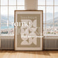 Artwork Mockup PSD | Framed Poster Mockup. DIN A Frame Mock–Up | PSD Photoshop Photopea Mockup. Frame Mockup Home Interior