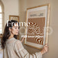 Woman Holding Frame Mockups | Landscape Horizontal Wood Frame Mockup with person | Digital Prints, and Poster Shop Mockup