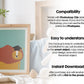 Frame Nursery Mockup in Home Interior PSD | Nursery Frame Mockup Frames | Nursery Wall Poster | Poster Shop Mockup
