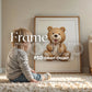 Frame Nursery Mockup in Home Interior PSD | Nursery Frame Mockup Frames | Nursery Wall Poster | Poster Shop Mockup