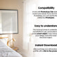 Frame Mockup with Person, Frame Mockup Bedroom, Vertical Frame Mockup Bedroom, Glass Reflection Mockup, PSD Smart Object