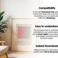 Boho Frame Mockup PSD, Scandinavian Wooden Frame Mockup, Poster Mockup PSD , Frame Mockup for Print, Frame Mockup Smart Object