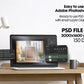 Frame Leaning On Window Sill Mockup | Mockup PSD Smart Object Interior Mockup Frame Mockup PSD Template