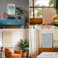 15 Frames Mockup PSD Bundle Set, Boho Style Frame Mockup Bundle, Minimal Frame Mockups, Mid Century Modern Templates, PSD Files Collection