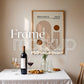 Boho Frame Mockup PSD, Scandinavian Wooden Frame Mockup, Poster Mockup PSD , Frame Mockup for Print, Frame Mockup Smart Object