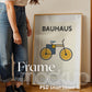 Soft Aesthetic Interior Frame Mockup | ISO A DIN Ratio | Thin Wood Frame | PSD Mockup | Frame Mockup Midcentury Minimal Home Interior