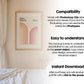 Frame Mockup in Bedroom, ISO A DIN Ratio, Thin Wood Frame, PSD Mockup, Frame Mockup Minimal Home Interior